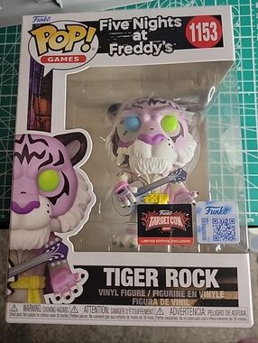 Funko Pop! Tiger Rock 1153 Five Nights at Freddy's FNAF Targetcon Exclusive